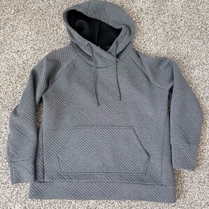 Green Tea quilted hoodie, M